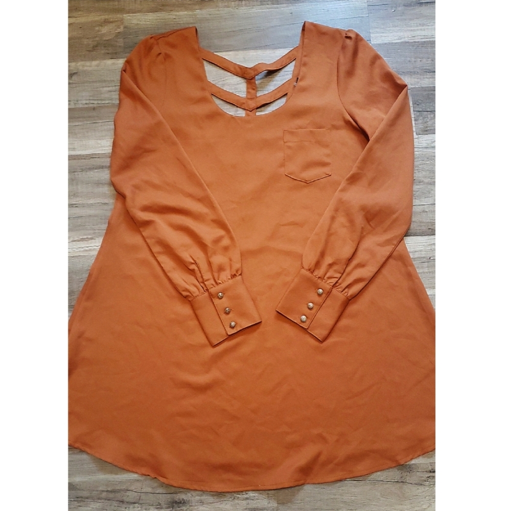 VERY J. Midi dress long sleeve